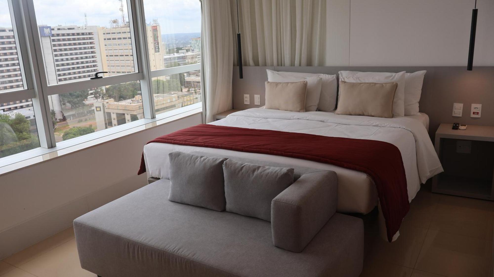 Hotel De Alto Padrao Com Vista Livre Incrivel!! Cama King Size Cond Alvorada Brasilia